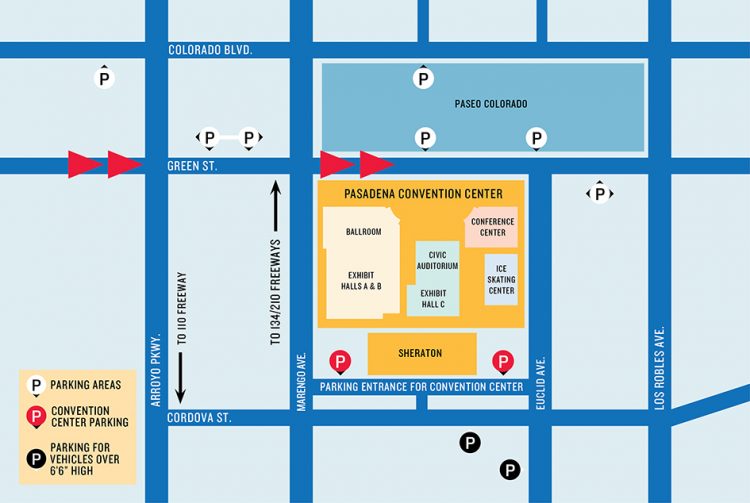 pasadena-convention-center-parking-map-2016-ideas